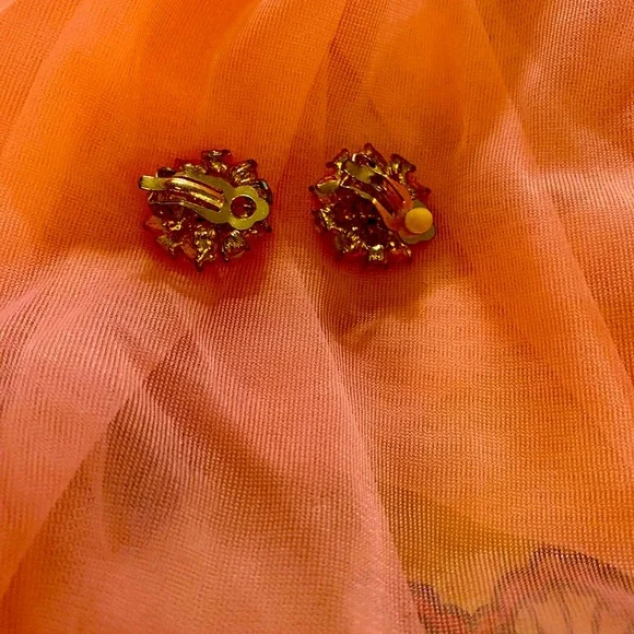 FASHION RHINESTONE CLIP ON EARRINGS - Picture 4 of 5